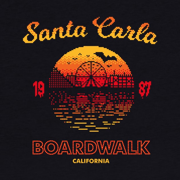 Santa Carla Boardwalk by Stationjack